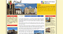 Desktop Screenshot of kralovske-mesto-plzen.cz